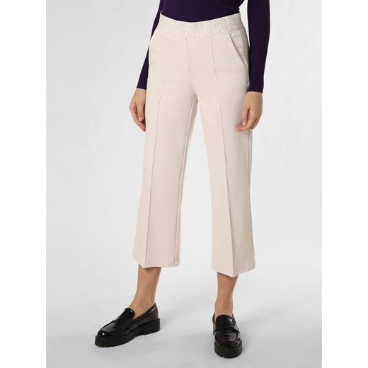 Cambio Spodnie Kobiety Sztuczne włókno écru jednolity ze sklepu vangraaf w kategorii Spodnie damskie - zdjęcie 167646068