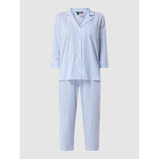 Piżama z wzorem w paski ze sklepu Peek&Cloppenburg  w kategorii Piżamy damskie - zdjęcie 167652575