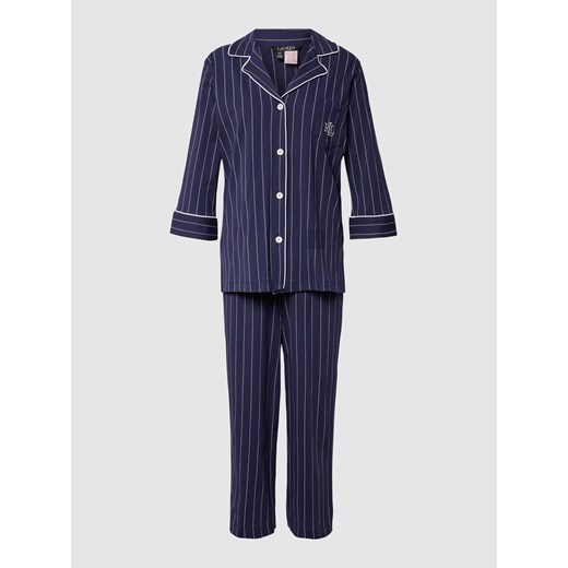 Piżama z wzorem w paski ze sklepu Peek&Cloppenburg  w kategorii Piżamy damskie - zdjęcie 167652589