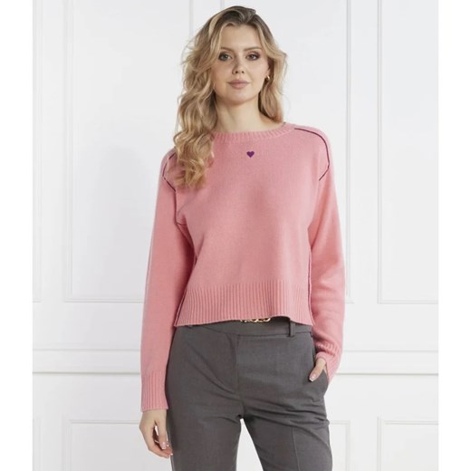 Sweter damski Max & Co. z okrągłym dekoltem