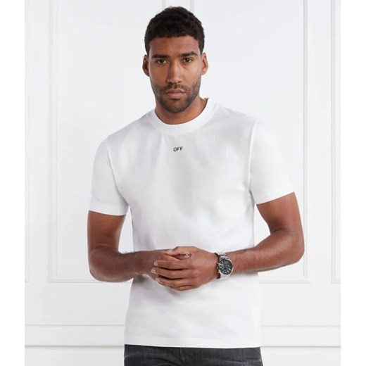 OFF-WHITE T-shirt | Regular Fit ze sklepu Gomez Fashion Store w kategorii T-shirty męskie - zdjęcie 167654867