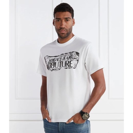 Versace Jeans Couture T-shirt | Regular Fit ze sklepu Gomez Fashion Store w kategorii T-shirty męskie - zdjęcie 167654869