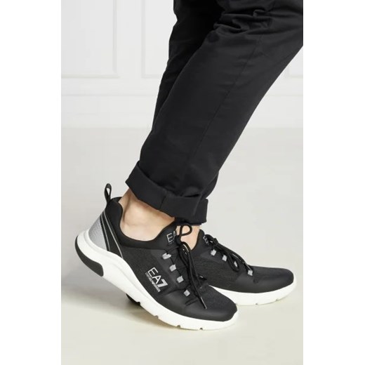 Buty sportowe męskie Emporio Armani z tworzywa sztucznego