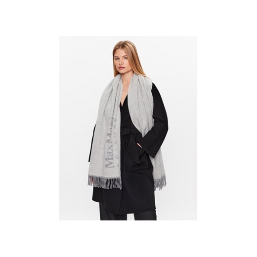 Max Mara Leisure Szal Talco 2335460236 Szary uniwersalny MODIVO