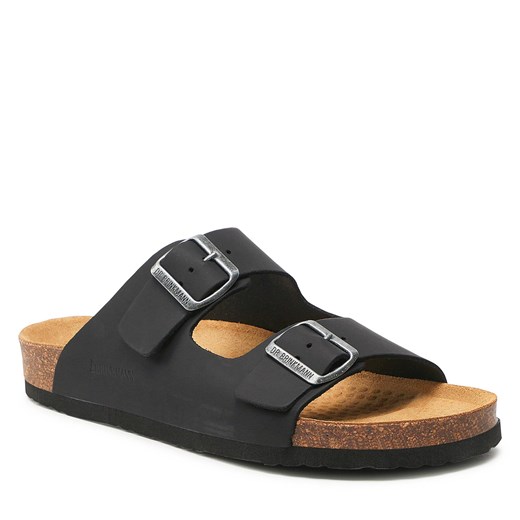 Klapki Dr. Brinkmann 600047 Schwarz 01 44 eobuwie.pl