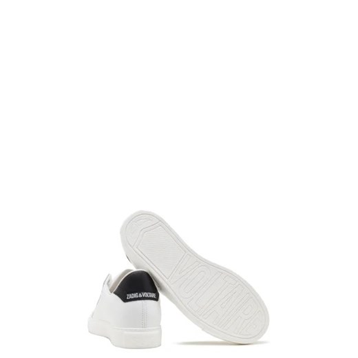 Buty sportowe damskie białe Zadig&voltaire sneakersy z tworzywa sztucznego 