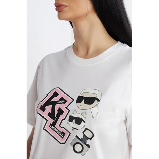 Karl Lagerfeld T-shirt ikonik varsity | Oversize fit Karl Lagerfeld M Gomez Fashion Store