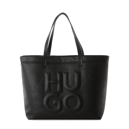 HUGO Ladies Shopper - Bel Shopper H.S. Kobiety Sztuczna skóra czarny jednolity ze sklepu vangraaf w kategorii Torby Shopper bag - zdjęcie 167665756