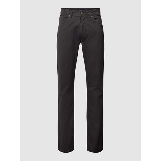 Spodnie materiałowe z fakturowanym wzorem ze sklepu Peek&Cloppenburg  w kategorii Spodnie męskie - zdjęcie 167667817