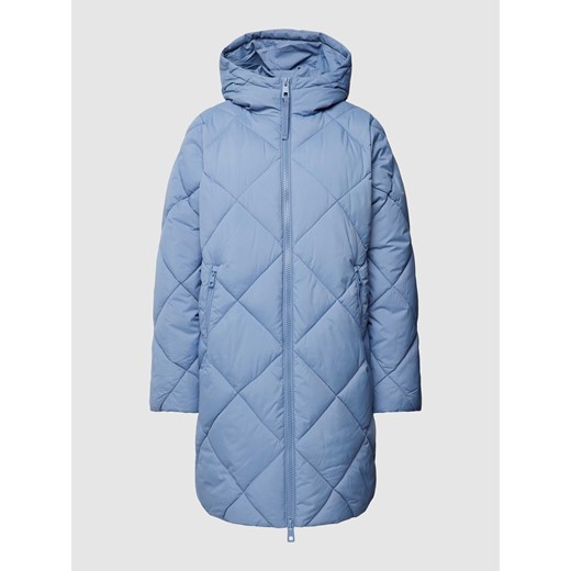 Płaszcz pikowany z kapturem ze sklepu Peek&Cloppenburg  w kategorii Płaszcze damskie - zdjęcie 167667916