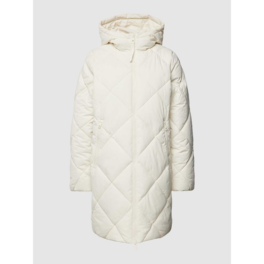 Płaszcz pikowany z kapturem ze sklepu Peek&Cloppenburg  w kategorii Płaszcze damskie - zdjęcie 167668117