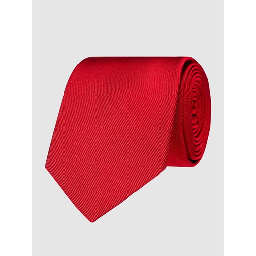 Krawat z jedwabiu o jednolitym kolorze (7 cm) ze sklepu Peek&Cloppenburg  w kategorii Krawaty - zdjęcie 167669867