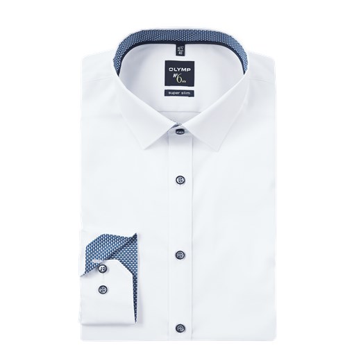 Koszula biznesowa o kroju super slim fit z popeliny ze sklepu Peek&Cloppenburg  w kategorii Koszule męskie - zdjęcie 167669916