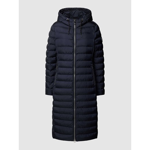 Płaszcz pikowany z kapturem ze sklepu Peek&Cloppenburg  w kategorii Płaszcze damskie - zdjęcie 167670757