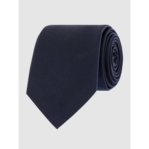 Krawat z jedwabiu o jednolitym kolorze (7 cm) ze sklepu Peek&Cloppenburg  w kategorii Krawaty - zdjęcie 167671076