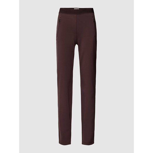 Spodnie materiałowe o kroju Skinny Fit z dodatkiem streczu ze sklepu Peek&Cloppenburg  w kategorii Spodnie damskie - zdjęcie 167671329