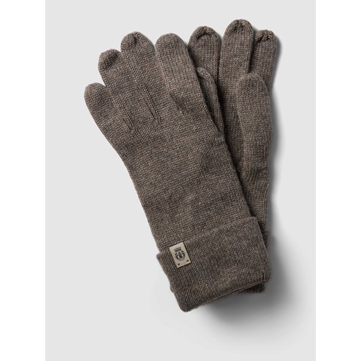 Rękawiczki z detalem z logo ze sklepu Peek&Cloppenburg  w kategorii Rękawiczki damskie - zdjęcie 167672728