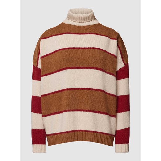 Sweter z dzianiny ze stójką model ‘BENITO’ ze sklepu Peek&Cloppenburg  w kategorii Swetry damskie - zdjęcie 167673018