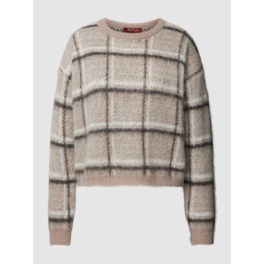 Sweter z dzianiny z dodatkiem moheru model ‘PANAREA’ ze sklepu Peek&Cloppenburg  w kategorii Swetry damskie - zdjęcie 167673426