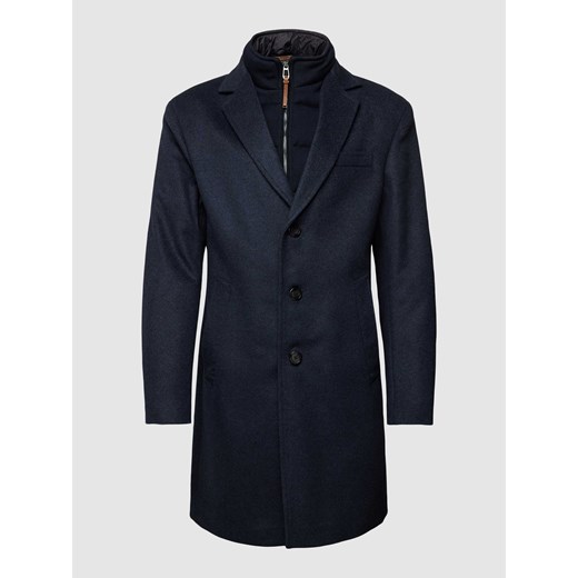 Płaszcz z listwą guzikową model ‘Morris’ ze sklepu Peek&Cloppenburg  w kategorii Płaszcze męskie - zdjęcie 167673565