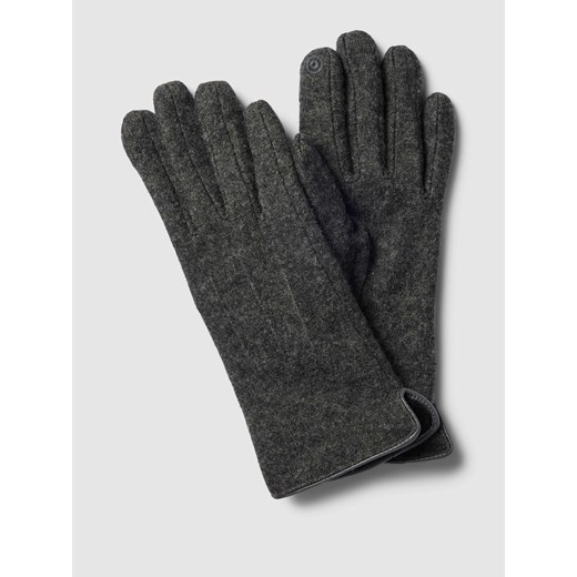 Rękawiczki z wyhaftowanym motywem ze sklepu Peek&Cloppenburg  w kategorii Rękawiczki damskie - zdjęcie 167674026