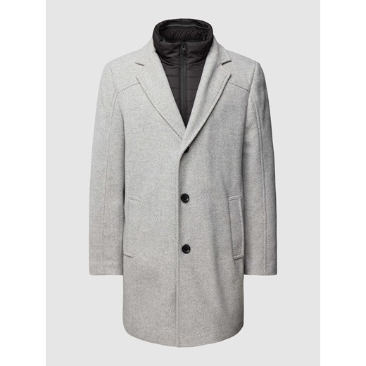 Płaszcz z efektem dwóch warstw ze sklepu Peek&Cloppenburg  w kategorii Płaszcze męskie - zdjęcie 167674035