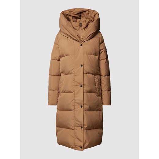 Płaszcz pikowany z kapturem ze sklepu Peek&Cloppenburg  w kategorii Płaszcze damskie - zdjęcie 167674636