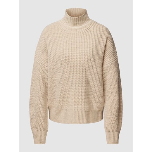 Sweter z dzianiny ze stójką i obniżonymi ramionami ze sklepu Peek&Cloppenburg  w kategorii Swetry damskie - zdjęcie 167674766