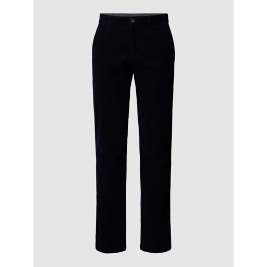 Spodnie sztruksowe z wyhaftowanym logo model ‘DENTON’ Tommy Hilfiger 33/32 Peek&Cloppenburg  wyprzedaż
