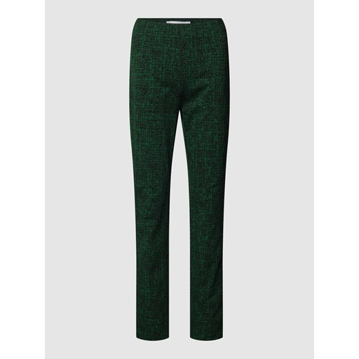 Spodnie materiałowe z fakturowanym wzorem model ‘PENNY’ ze sklepu Peek&Cloppenburg  w kategorii Spodnie damskie - zdjęcie 167676135