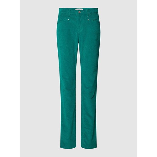 Spodnie sztruksowe z wpuszczanymi kieszeniami ze sklepu Peek&Cloppenburg  w kategorii Spodnie damskie - zdjęcie 167676319