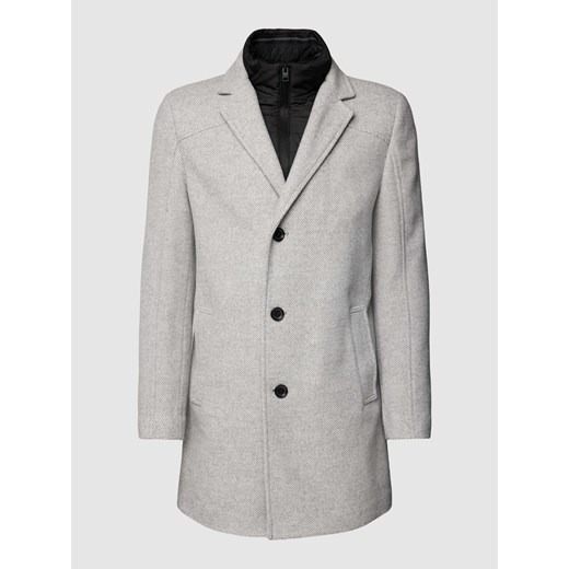 Płaszcz z efektem dwóch warstw ze sklepu Peek&Cloppenburg  w kategorii Płaszcze męskie - zdjęcie 167676378