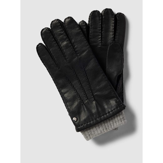 Rękawiczki z detalem z logo ze sklepu Peek&Cloppenburg  w kategorii Rękawiczki męskie - zdjęcie 167676398