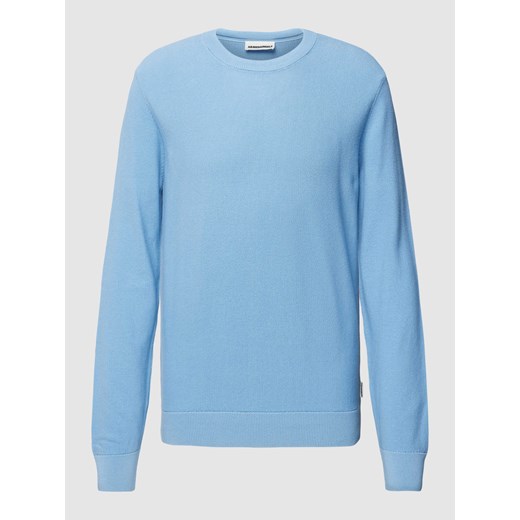 Sweter z dzianiny z okrągłym dekoltem model ‘GRAANOS’ ze sklepu Peek&Cloppenburg  w kategorii Swetry męskie - zdjęcie 167677728