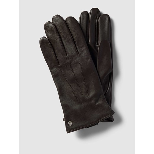 Rękawiczki ze skóry naturalnej ze sklepu Peek&Cloppenburg  w kategorii Rękawiczki męskie - zdjęcie 167678686