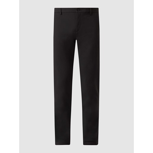 Spodnie o kroju slim fit w jednolitym kolorze model ‘Philip’ ze sklepu Peek&Cloppenburg  w kategorii Spodnie męskie - zdjęcie 167681469