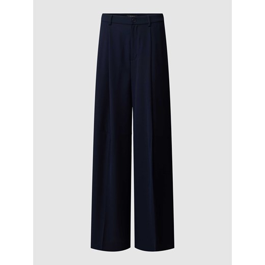 Spodnie materiałowe z zakładkami ze sklepu Peek&Cloppenburg  w kategorii Spodnie damskie - zdjęcie 167681607