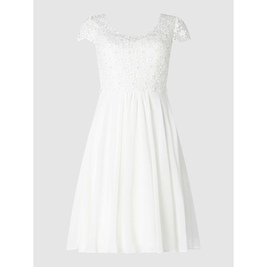 Suknia ślubna z koronki szydełkowej i szyfonu ze sklepu Peek&Cloppenburg  w kategorii Sukienki - zdjęcie 167681817