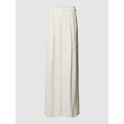 Spodnie materiałowe z zakładkami ze sklepu Peek&Cloppenburg  w kategorii Spodnie damskie - zdjęcie 167681856