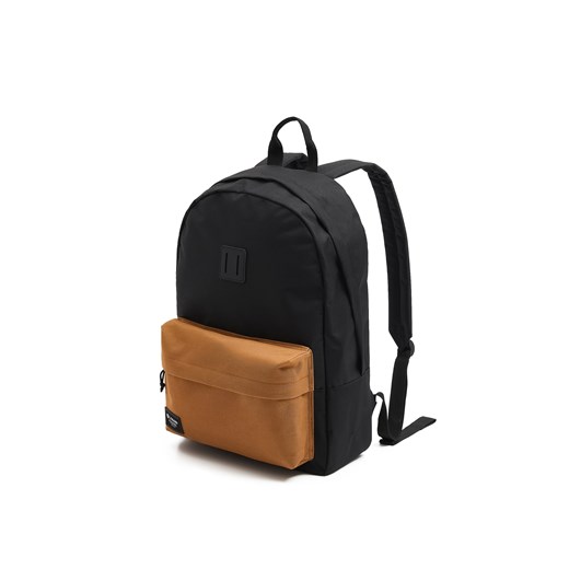 Cropp - Dwukolorowy plecak - brązowy Cropp Uniwersalny okazyjna cena Cropp