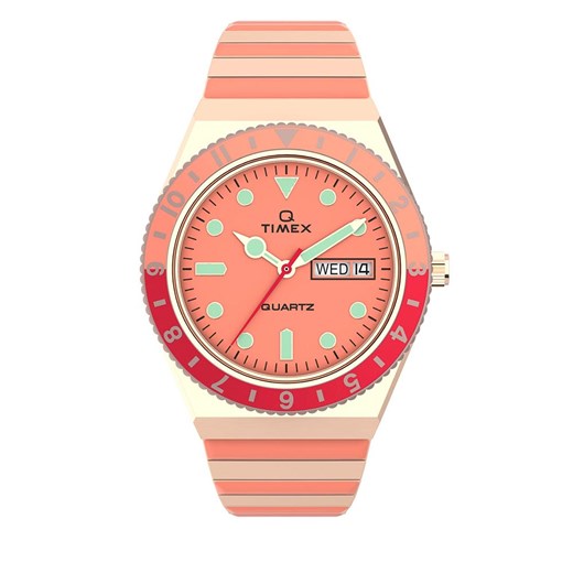 Zegarek Timex Q Timex Malibu TW2V38600 Pink ze sklepu eobuwie.pl w kategorii Zegarki - zdjęcie 167689315