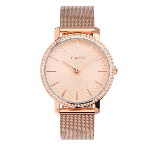 Zegarek Timex City TW2V52500 Różowy ze sklepu eobuwie.pl w kategorii Zegarki - zdjęcie 167689825