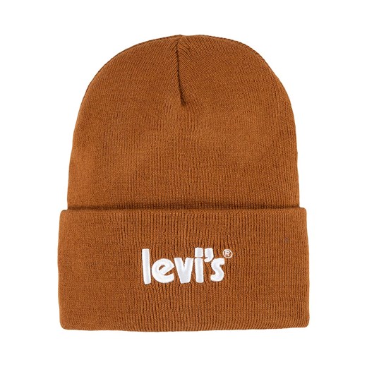 Levi&apos;s Kids Czapka w kolorze jasnobrązowym ze sklepu Limango Polska w kategorii Czapki dziecięce - zdjęcie 167690117