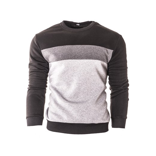Bluza męska bez kaptura 2349 - czarna ze sklepu Risardi w kategorii Bluzy męskie - zdjęcie 167696156