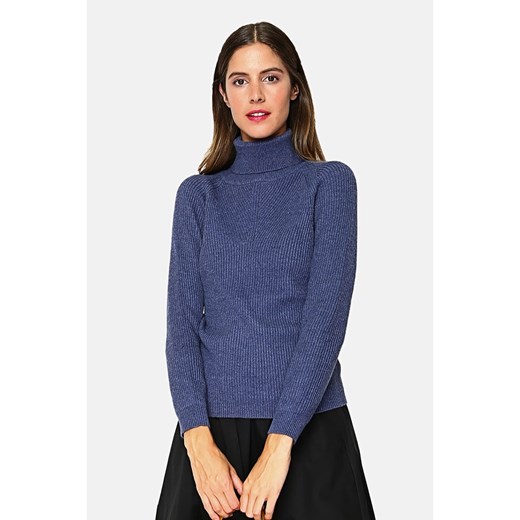 William de Faye Sweter w kolorze niebieskim ze sklepu Limango Polska w kategorii Swetry damskie - zdjęcie 167697799
