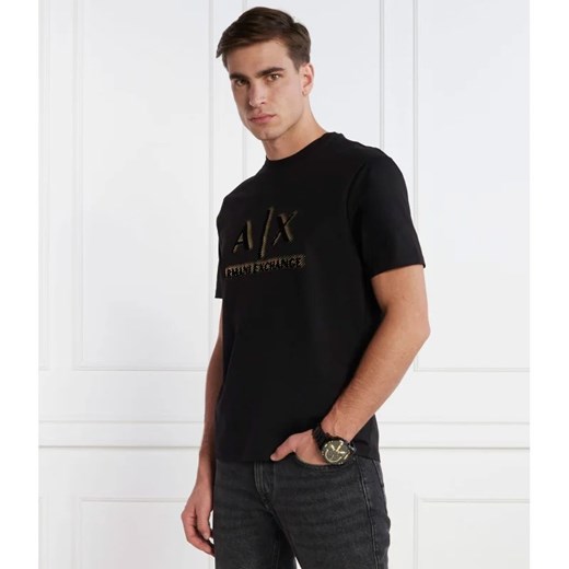 Armani Exchange t-shirt męski z napisem 