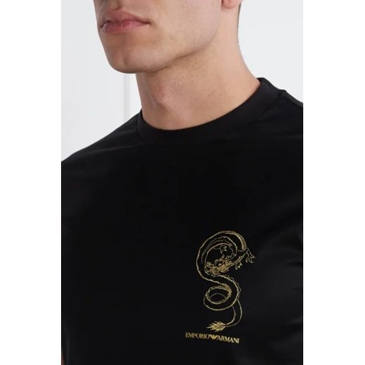 Emporio Armani T-shirt | Regular Fit Emporio Armani M wyprzedaż Gomez Fashion Store