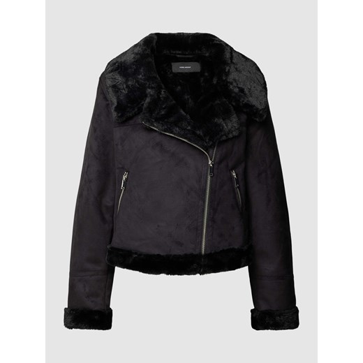 Kurtka w stylu Biker z imitacji skóry model ‘PEGGY’ Vero Moda XL wyprzedaż Peek&Cloppenburg
