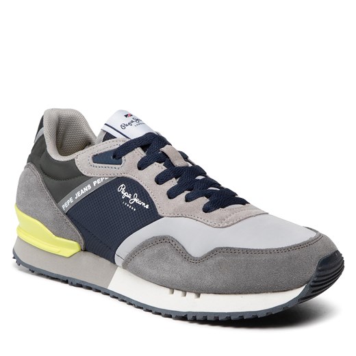 Sneakersy Pepe Jeans London One Edt M PMS30823 Grey 945 Pepe Jeans 43 eobuwie.pl