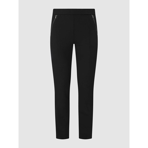 Luźne spodnie o kroju slim fit z dodatkiem streczu model ‘Zene’ ze sklepu Peek&Cloppenburg  w kategorii Spodnie damskie - zdjęcie 167710375